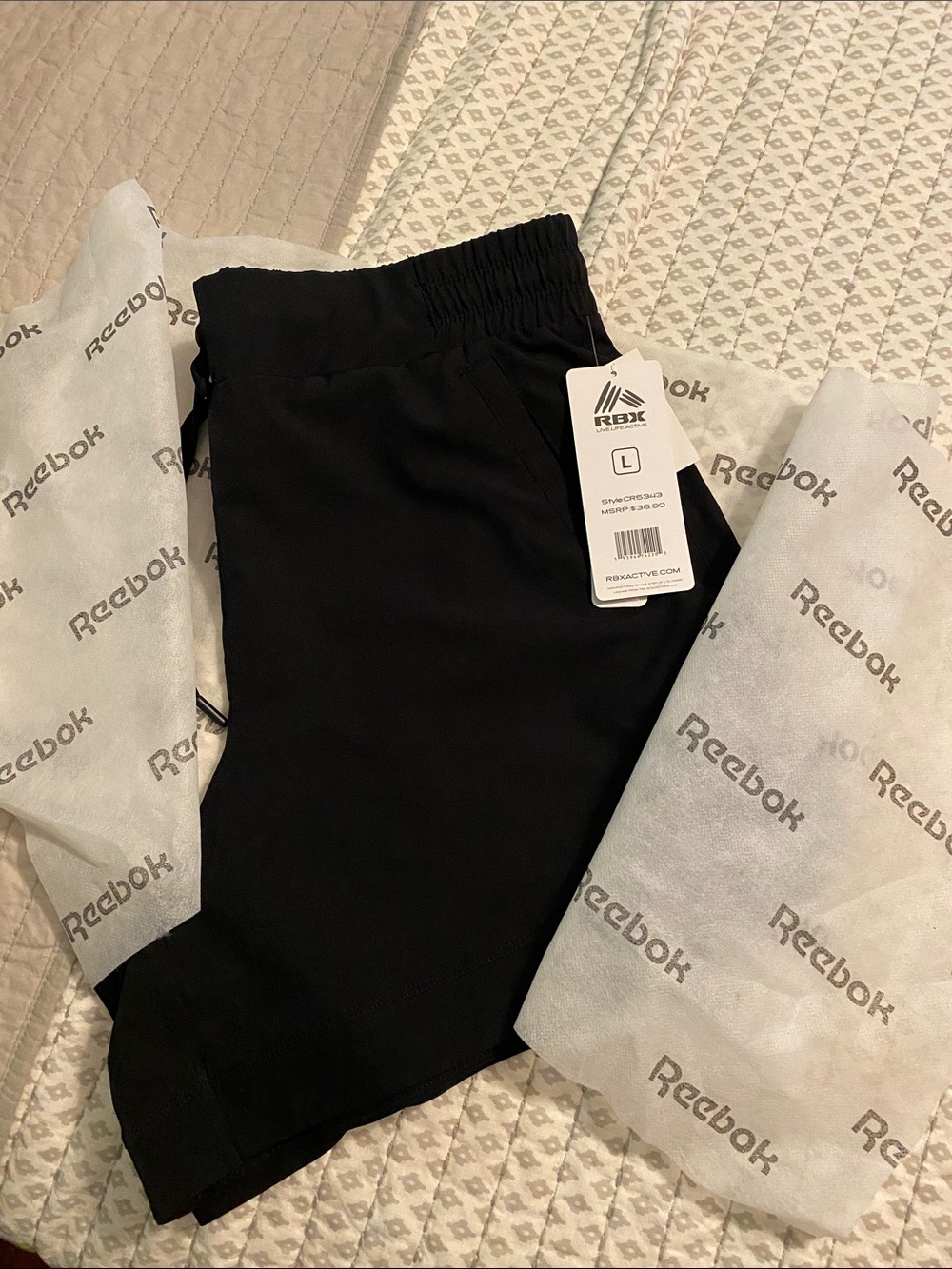 RBX Women's Black Athletic Drawstring Shorts Deal $1️⃣5️⃣‼️
